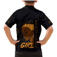 Personalized Beautiful Black Girl Family Matching Mermaid Dress and Hawaiian Shirt Women Africa - Wonder Print Shop