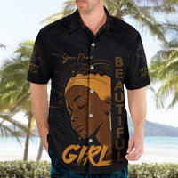 Personalized Beautiful Black Girl Hawaiian Shirt Women Africa - Wonder Print Shop