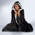 Personalized Beautiful Black Girl Hooded Blanket Women Africa