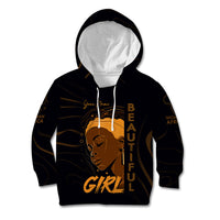 Personalized Beautiful Black Girl Kid Hoodie Women Africa - Wonder Print Shop