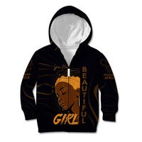 Personalized Beautiful Black Girl Kid Hoodie Women Africa - Wonder Print Shop