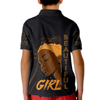 Personalized Beautiful Black Girl Kid Polo Shirt Women Africa - Wonder Print Shop
