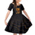 Personalized Beautiful Black Girl Kid Short Sleeve Dress Women Africa - Wonder Print Shop
