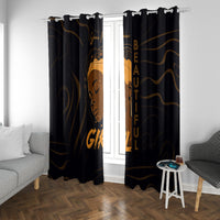 Personalized Beautiful Black Girl Window Curtain Women Africa - Wonder Print Shop