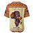 Personalized Love Africa Baseball Jersey Black Girl Beautiful - Wonder Print Shop