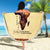 Personalized Love Africa Beach Blanket Black Girl Beautiful
