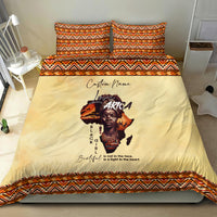 Personalized Love Africa Bedding Set Black Girl Beautiful - Wonder Print Shop