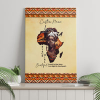 Personalized Love Africa Canvas Wall Art Black Girl Beautiful - Wonder Print Shop
