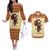 Personalized Love Africa Couples Matching Off The Shoulder Long Sleeve Dress and Hawaiian Shirt Black Girl Beautiful - Wonder Print Shop