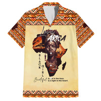 Personalized Love Africa Family Matching Off The Shoulder Long Sleeve Dress and Hawaiian Shirt Black Girl Beautiful - Wonder Print Shop