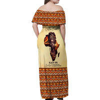 Personalized Love Africa Family Matching Off Shoulder Maxi Dress and Hawaiian Shirt Black Girl Beautiful - Wonder Print Shop