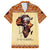 Personalized Love Africa Family Matching Short Sleeve Bodycon Dress and Hawaiian Shirt Black Girl Beautiful - Wonder Print Shop