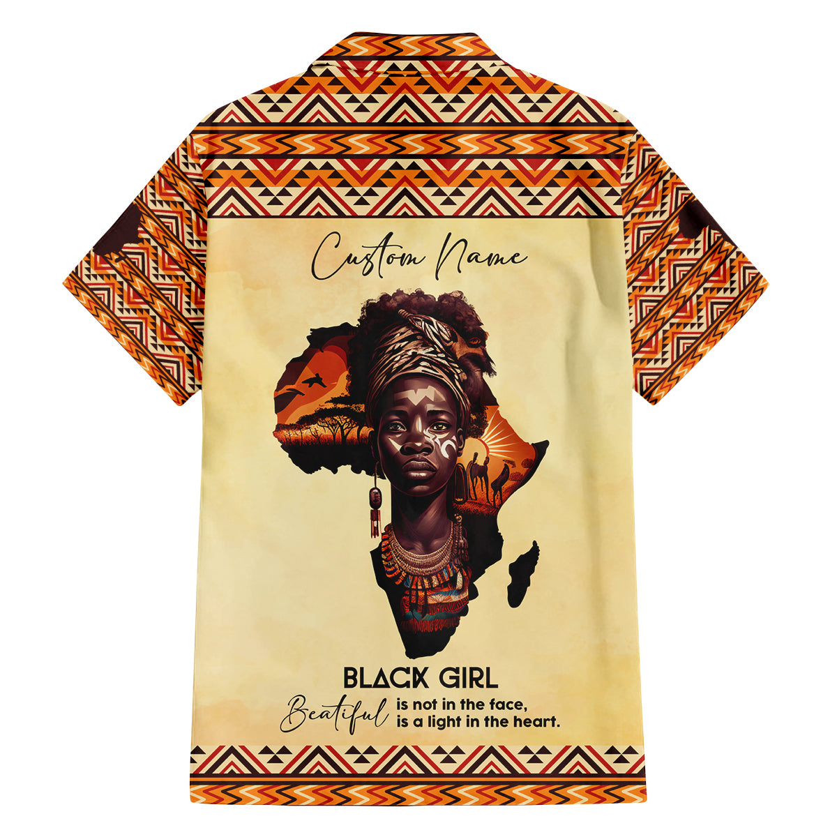 Personalized Love Africa Family Matching Summer Maxi Dress and Hawaiian Shirt Black Girl Beautiful - Wonder Print Shop