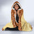 Personalized Love Africa Hooded Blanket Black Girl Beautiful