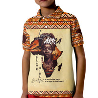 Personalized Love Africa Kid Polo Shirt Black Girl Beautiful - Wonder Print Shop