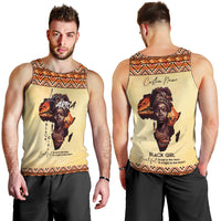 Personalized Love Africa Men Tank Top Black Girl Beautiful - Wonder Print Shop