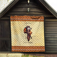 Personalized Love Africa Quilt Black Girl Beautiful - Wonder Print Shop