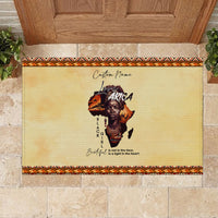 Personalized Love Africa Rubber Doormat Black Girl Beautiful - Wonder Print Shop