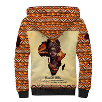 Personalized Love Africa Sherpa Hoodie Black Girl Beautiful - Wonder Print Shop