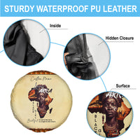 Personalized Love Africa Spare Tire Cover Black Girl Beautiful - Wonder Print Shop