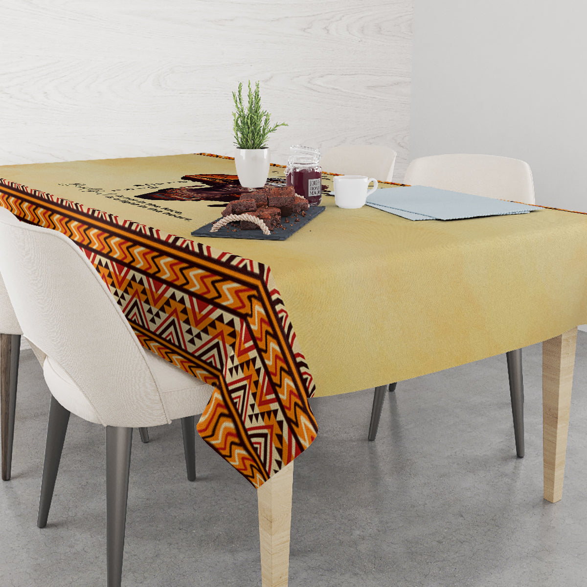 Personalized Love Africa Tablecloth Black Girl Beautiful - Wonder Print Shop