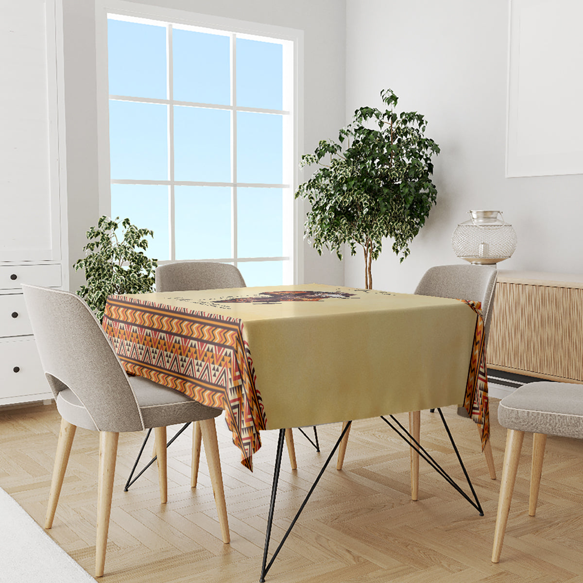 Personalized Love Africa Tablecloth Black Girl Beautiful - Wonder Print Shop