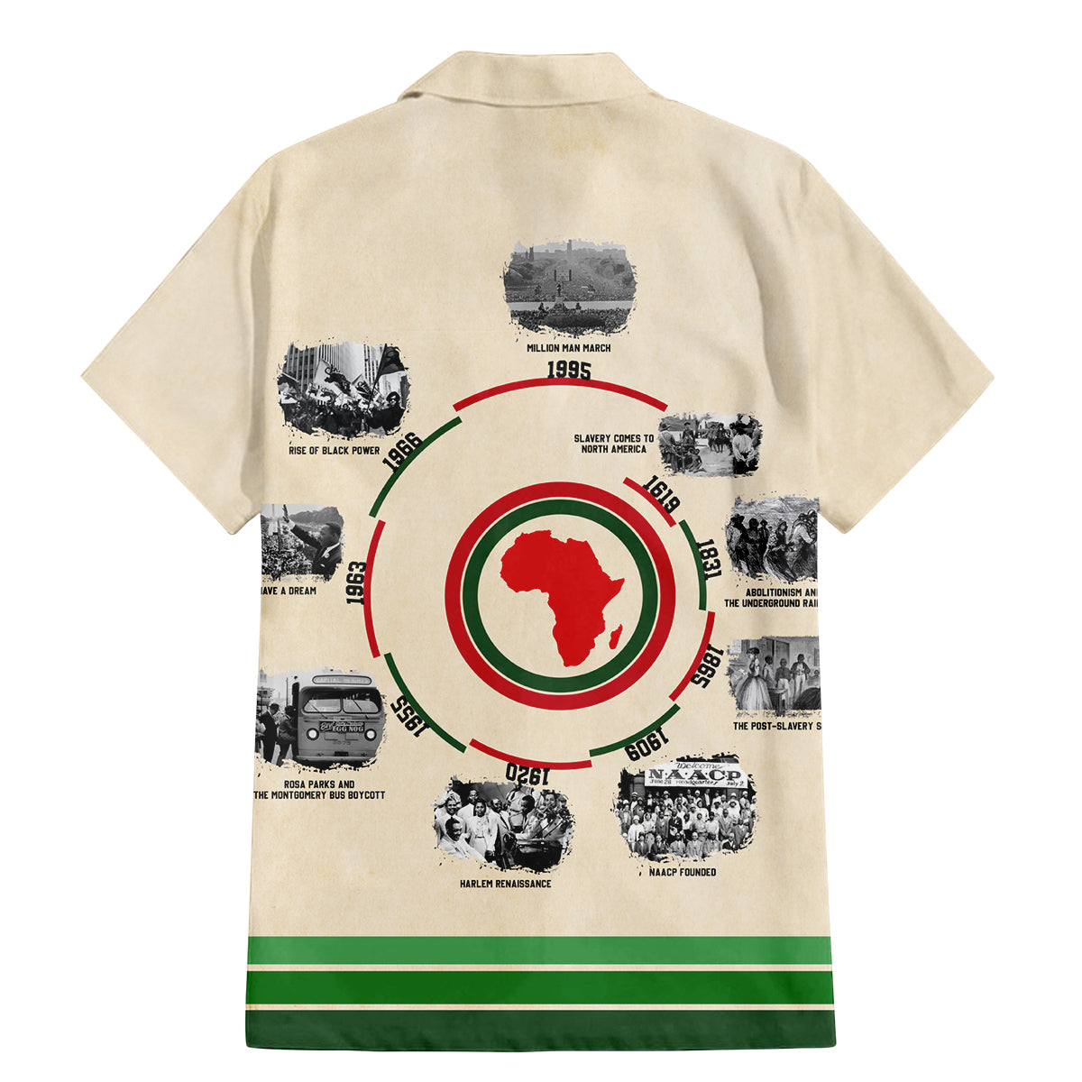 Black History Milestones Family Matching Mermaid Dress and Hawaiian Shirt African Timeline - Wonder Print Shop