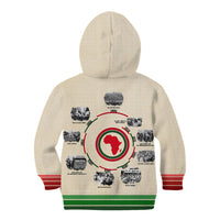 Black History Milestones Kid Hoodie African Timeline - Wonder Print Shop