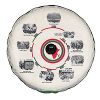 Black History Milestones Spare Tire Cover African Timeline - Wonder Print Shop
