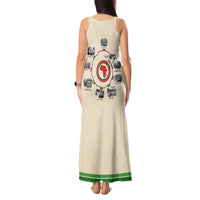 Black History Milestones Tank Maxi Dress African Timeline - Wonder Print Shop
