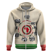 Black History Milestones Zip Hoodie African Timeline - Wonder Print Shop