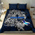 Finland Viking Blood Bedding Set Nordic Runes and Shield of Ancestry in Tribal Knotwork