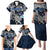 Personalized Finland Viking Blood Family Matching Puletasi and Hawaiian Shirt Nordic Runes and Shield of Ancestry in Tribal Knotwork