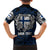 Personalized Finland Viking Blood Family Matching Summer Maxi Dress and Hawaiian Shirt Nordic Runes and Shield of Ancestry in Tribal Knotwork