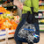 Finland Viking Blood Grocery Bag Nordic Runes and Shield of Ancestry in Tribal Knotwork