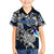 Personalized Finland Viking Blood Kid Hawaiian Shirt Nordic Runes and Shield of Ancestry in Tribal Knotwork