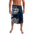 Personalized Finland Viking Blood Lavalava Nordic Runes and Shield of Ancestry in Tribal Knotwork