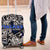 Finland Viking Blood Luggage Cover Nordic Runes and Shield of Ancestry in Tribal Knotwork