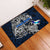 Finland Viking Blood Rubber Doormat Nordic Runes and Shield of Ancestry in Tribal Knotwork