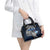 Finland Viking Blood Shoulder Handbag Nordic Runes and Shield of Ancestry in Tribal Knotwork
