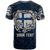 Personalized Finland Viking Blood T Shirt Nordic Runes and Shield of Ancestry in Tribal Knotwork