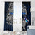 Finland Viking Blood Window Curtain Nordic Runes and Shield of Ancestry in Tribal Knotwork