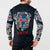 Personalized Iceland Viking Blood Button Sweatshirt Nordic Runes and Shield of Ancestry in Tribal Knotwork