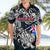 Personalized Iceland Viking Blood Hawaiian Shirt Nordic Runes and Shield of Ancestry in Tribal Knotwork