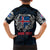 Personalized Iceland Viking Blood Kid Hawaiian Shirt Nordic Runes and Shield of Ancestry in Tribal Knotwork