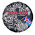 Iceland Viking Blood Spare Tire Cover Nordic Runes and Shield of Ancestry in Tribal Knotwork