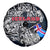 Iceland Viking Blood Spare Tire Cover Nordic Runes and Shield of Ancestry in Tribal Knotwork