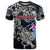 Personalized Iceland Viking Blood T Shirt Nordic Runes and Shield of Ancestry in Tribal Knotwork