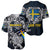 Personalized Sweden Viking Blood Baseball Jersey Nordic Runes and Shield of Ancestry in Tribal Knotwork