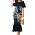 Personalized Sweden Viking Blood Family Matching Mermaid Dress and Hawaiian Shirt Nordic Runes and Shield of Ancestry in Tribal Knotwork